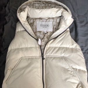 Coach puffer vest